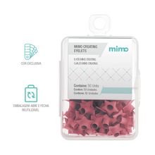 Ilhós Mimo Creating - Estrela - Rosa Iogurte - 4,5 mm - 50 Unids