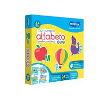 Quebra-Cabeça Montando o Alfabeto 26 Peças - Toyster
