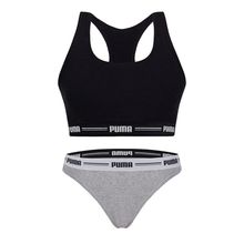 Kit Puma Top Nadador + Calcinha Biquíni Feminino