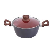 Panela Caçarola Nano Cerâmica Antiaderente Tampa V 18cm 1,7L