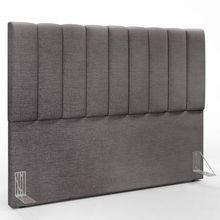Cabeceira Cama Box Casal Queen 160 cm Dália W01 Linho Cinza Escuro - Lyam Decor