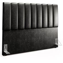 Cabeceira Cama Box Casal Queen 160 cm Dália W01 Couríssimo Preto - Lyam Decor
