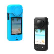 Capa de Silicone com Proteção de Lentes para Câmera Insta360 X3