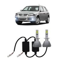 Kit Lâmpadas Super Led Farol de Milha Vw Gol G4 2005 à 2014