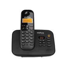 Telefone Fixo Sem Fio Digital Intelbras Ts3130 Preto Com Secretária Eletrônica