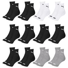 Kit 12 Pares de Meias Puma Cano Médio Esportiva Feminino