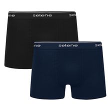 Kit 2 Cuecas Boxer Selene Algodão Masculino