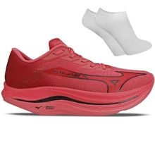 Kit Tênis Mizuno Wave Rebellion Flash 2 Masculino + Par de Meia