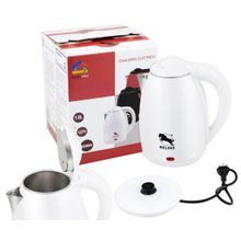 Chaleira Elétrica Jarra Portátil Inox 110V Capacidade 1,8L Futuro Casa Desligamento Automático Base Removível 1500W