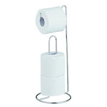 Porta Papel Higienico de Chão Suporte para 3 Rolos Cromado