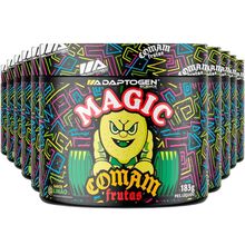 Combo 10 Pré Treino Magic Comam Frutas 183g Adaptogen Sabor Limão