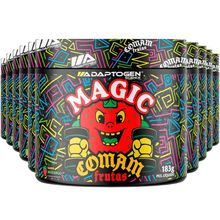Combo 10 Pré Treino Magic Comam Frutas 183g Adaptogen Morango