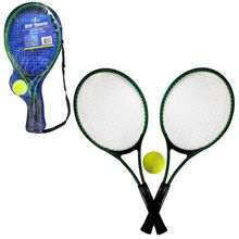 Kit de Tênis com 2 Raquetes e Bola Western em Cores Sortidas