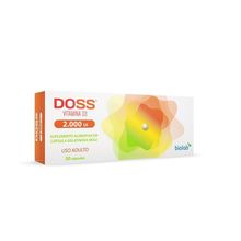 Vitamina D3 Doss 2000IU 30 Capsulas