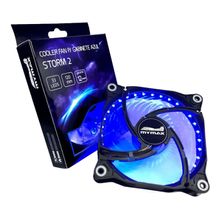Cooler Fan 120mm Storm 2 - Preto Led Azul - Mymax