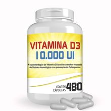 Vitamina D3 10.000Ui com 480 cápsulas