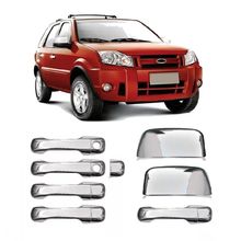 Aplique Cromado Retrovisor Maçaneta + Traseira Ecosport 2006