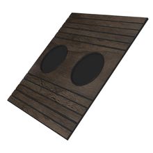 Esteira Bandeja Com Suporte Para Copos Para Sofá MDF Tabaco - Gran Belo