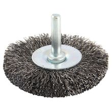 Escova De Aço 63Mm Brasfort Circular Com Haste 6 Mm