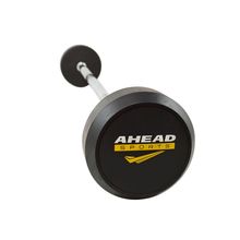 BARRA RETA MONTADA 20 KG AS3009 AHEAD SPORTS PRETO E AMARELO