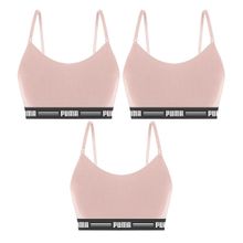 Kit 3 Tops Puma Modal Stretch Feminino