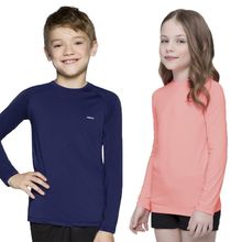Kit 2 Camisas Térmicas Selene Proteção UV50+ Infantil