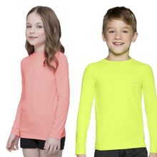 Kit 2 Camisas Térmicas Selene Proteção UV50+ Infantil