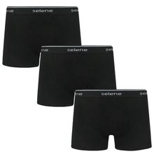 Kit 3 Cuecas Boxer Selene Algodão Plus Size Masculina