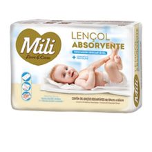 Trocador Descartável Mili Love & Care 1 Pacote c/ 5 unidades