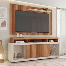 Rack Painel Para TV até 65 Polegadas Marrom Life Caemmun