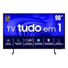 Smart TV 98" Samsung Crystal UHD 4K UN98DU9000 com Wi-Fi integrado, Bluetooth, Gaming Hub, Alexa e Som em Movimento Virtual
