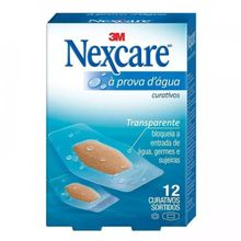 Curativos à Prova D'Água Nexcare 12 unidades