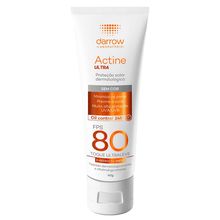 Actine Protetor Solar Ultra Sem Cor FPS80 40g Actine Protetor Solar FPS80 Ultra sem Cor 40g