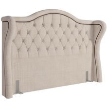 Cabeceira Cama Box Casal Queen 160 cm P05 Lisboa Linho Creme - Lyam Decor