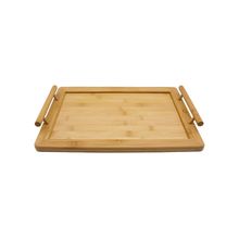 Bandeja Bambu com Alça 45X30 cm Hauskraft