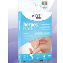 HERPES BLOCK - ADESIVOS NATURAIS PARA HERPES LABIAL 5 UN AMH