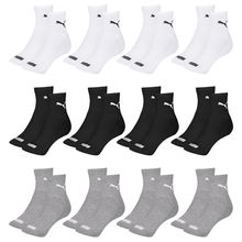 Kit 12 Pares de Meias Puma Cano Médio Esportiva Feminino