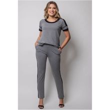 Calça Pau a Pique Básica Cinza