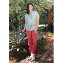 Calça Pau a Pique Indigo Vermelho