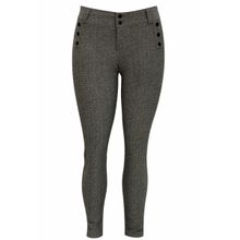 Calça  Pau a Pique Estampada Cinza