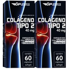 Colágeno Tipo 2 40mg Com 120 Cápsulas - Contra Dores Articulares