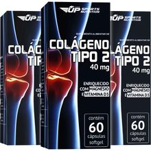 Kit 3 Colágeno Tipo 2 40Mg Com 60 Cápsulas