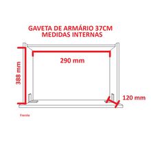 Guarda-roupa de Casal com espaço para Cama Box Queen Size 1220SQ Carvalho Claro