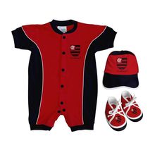 Kit Bebê Flamengo 3 Peças Torcida Baby