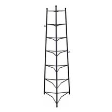 Tripé Porta Panelas Estrela Preto 7 Compartimentos 126cm