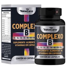 COMPLEXO B COM 8 VITAMINAS APENAS 1 CÁPSULA AO DIA 60 CÁPCULAS - TAKE CARE