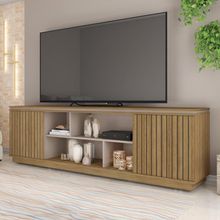 Bancada Rack Tv Até 75 Polegadas 2 Portas Sky Marrom Caemmun