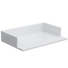 Suporte Suspenso Para Micro-ondas Forno 60x40 cm Class L03 Branco - Lyam Decor