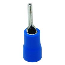 Terminal Compressão Reto 1.5 Mm A 2.5 Mm Macho Simples C/ Capa Plastica Azul