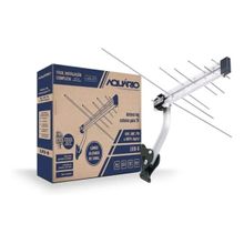 Antena Tv Externa Digital Aquário Vhf Uhf Fm Hdtv LVU6